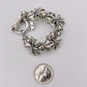Tracey Mayer 950 silver cross bracelet